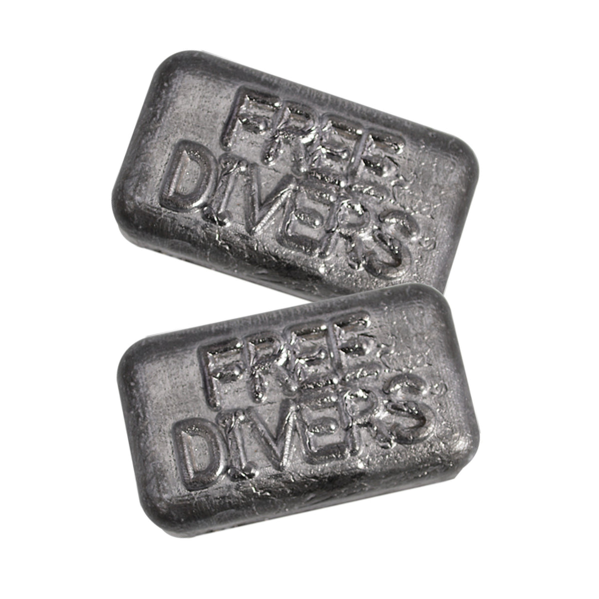 Two Free Divers 1kg cast lead weights