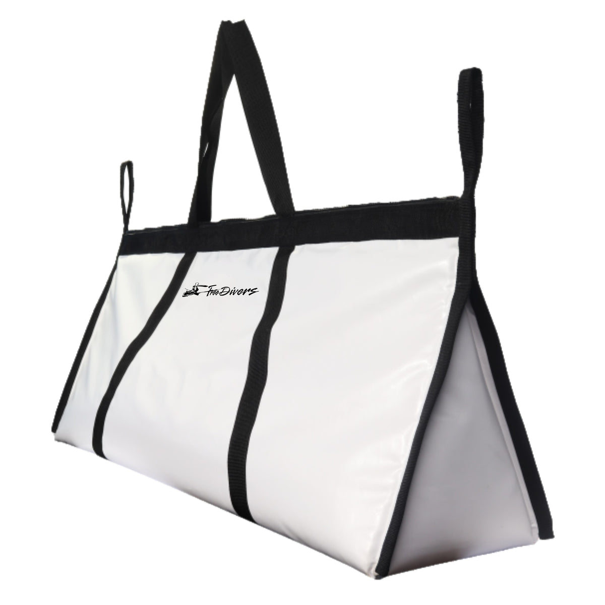 Free Divers white PVC fish chiller bag