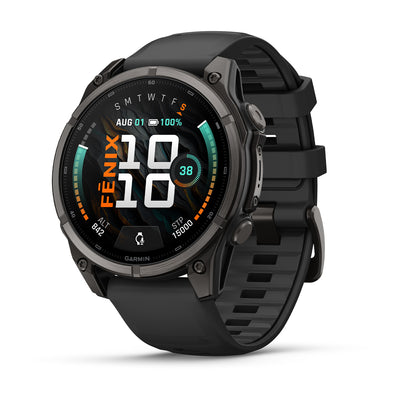 Garmin Fenix 9 47 mm, Carbon Grey DLC Titanium with Black band
