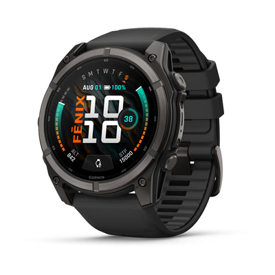 Garmin Fenix 9 51 mm, Carbon Grey DLC Titanium with Black band