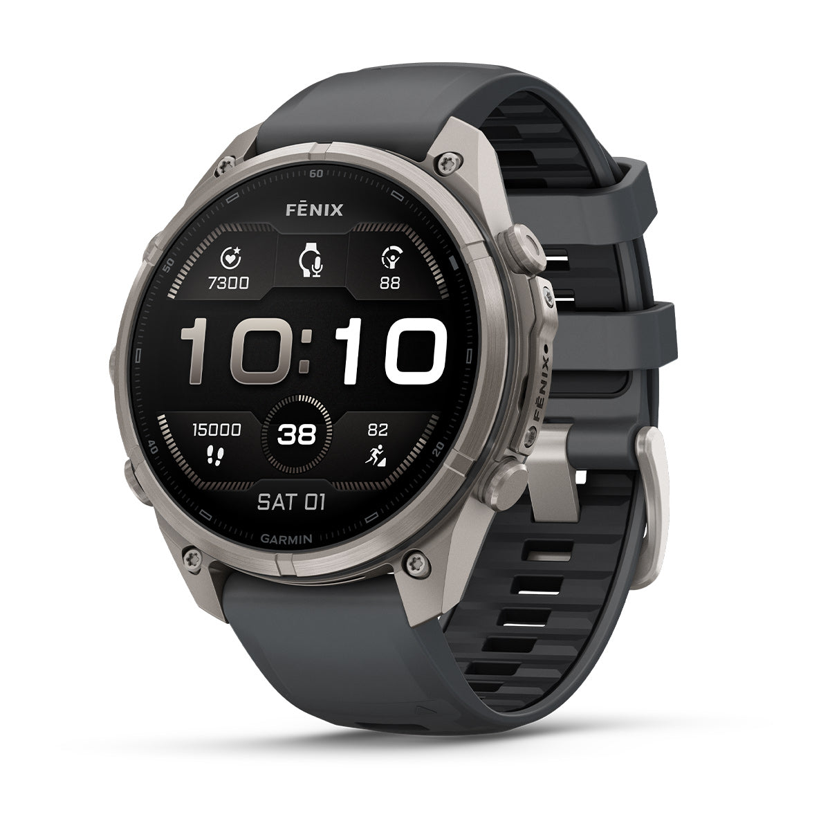 Garmin Fenix 9 Pro 47 mm, Titanium with Graphite/Black band