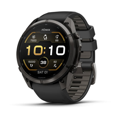 Garmin Fenix 9 Pro 51 mm, Carbon Grey DLC Titanium with Black/Pebble Grey band