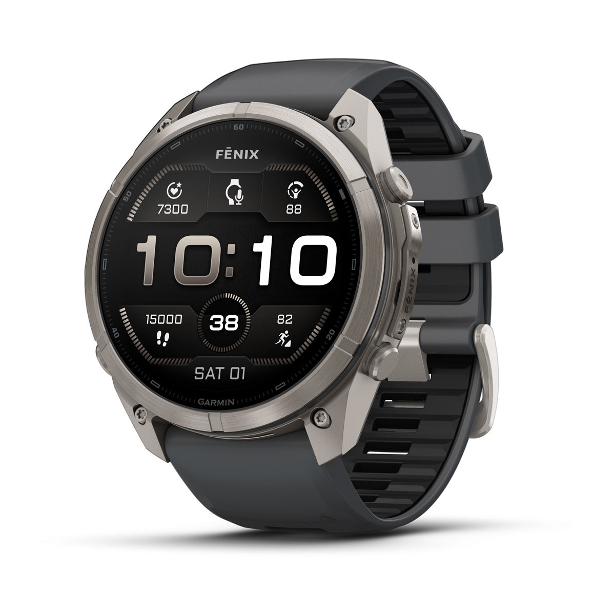 Garmin Fenix 9 Pro 51 mm, Titanium with Graphite/Black band