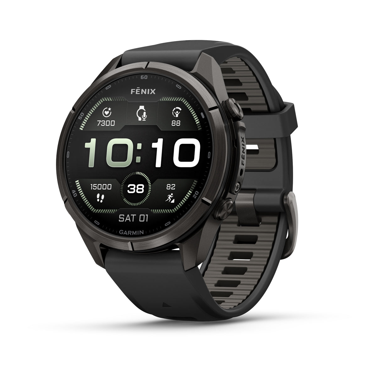 Garmin Fenix 9 Pro inReach 43 mm, Titanium with Shell Pink/Autumn Orange band