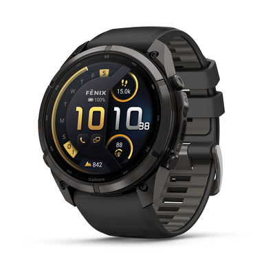 Garmin Fenix 9 Pro inReach 51 mm, Carbon Grey DLC Titanium with Black/Pebble Grey band