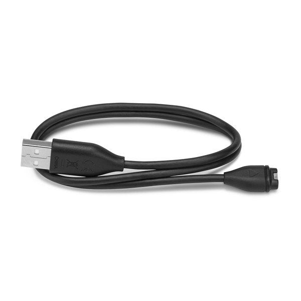 Garmin plug charging/data cable with USB-A connector and watch plug