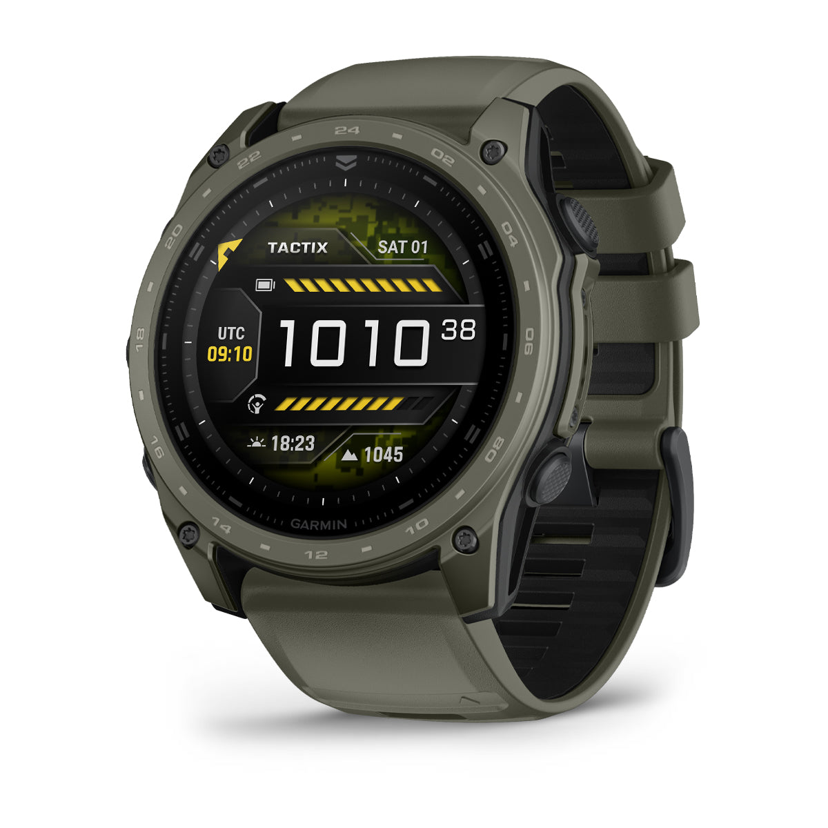 Garmin Tactix 8 AMOLED 47 mm with black/pebble grey silicone band