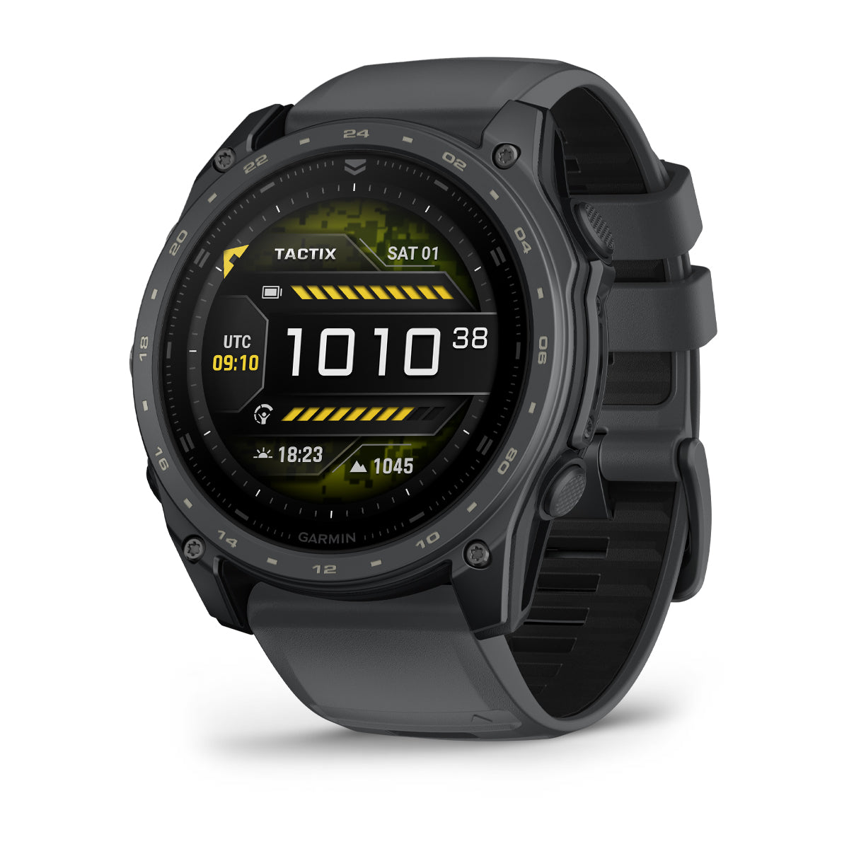 Garmin Tactix 8 AMOLED 47 mm with black/pebble grey silicone band