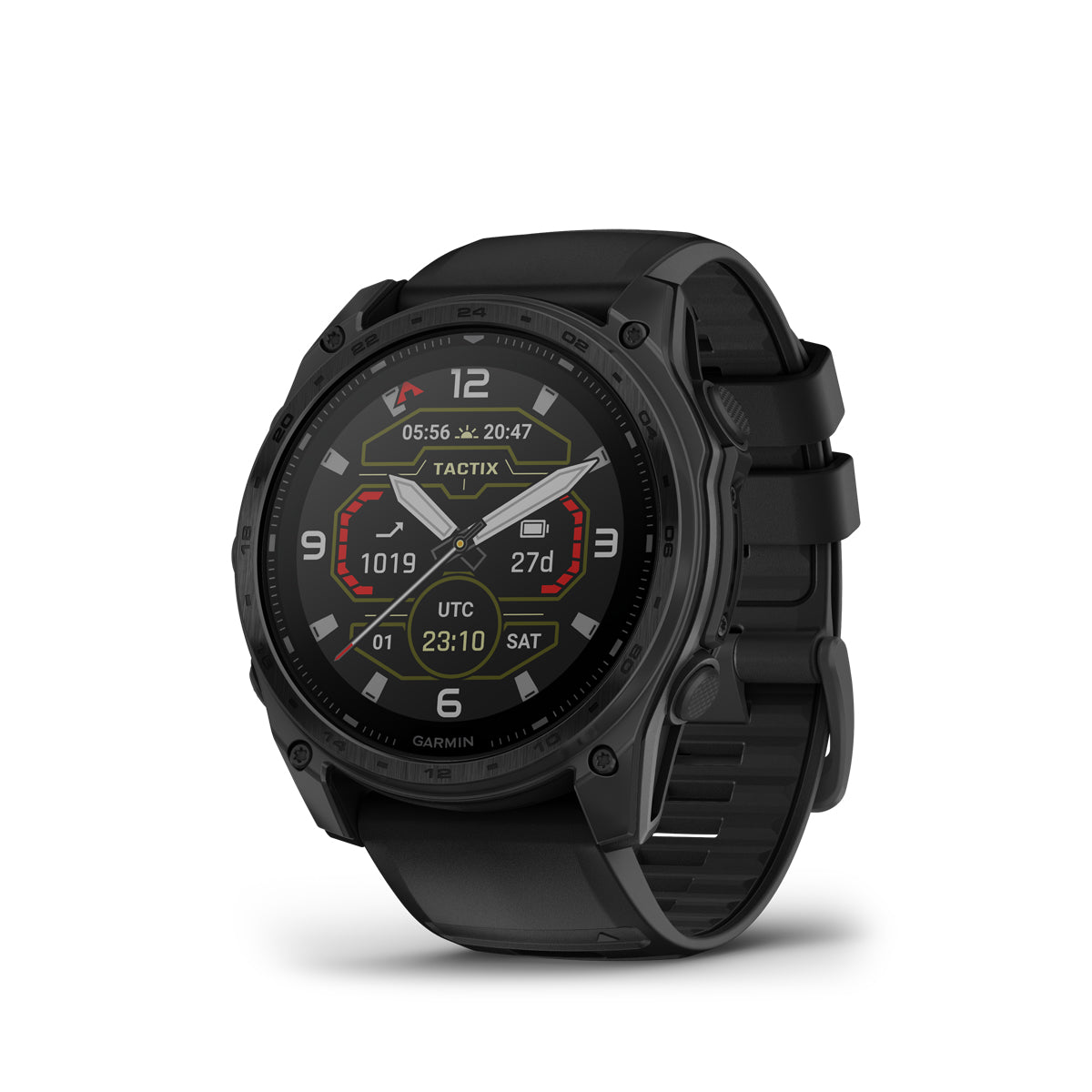 Garmin Tactix 8 Solar 51 mm with black silicone band