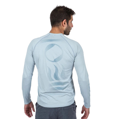 Fourth Element OceanPositive Men's L/S Hydro-T Baltic Blue back