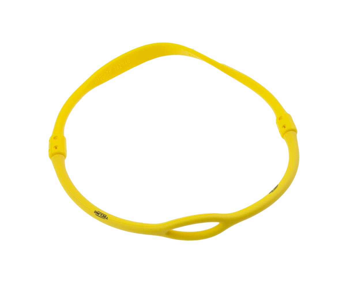 Tecline black silicone regulator necklace, 0.62 m
