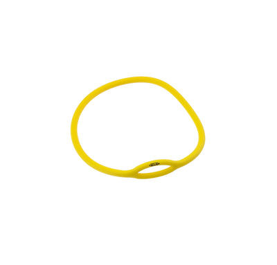 Tecline yellow silicone regulator necklace, 0.62 m