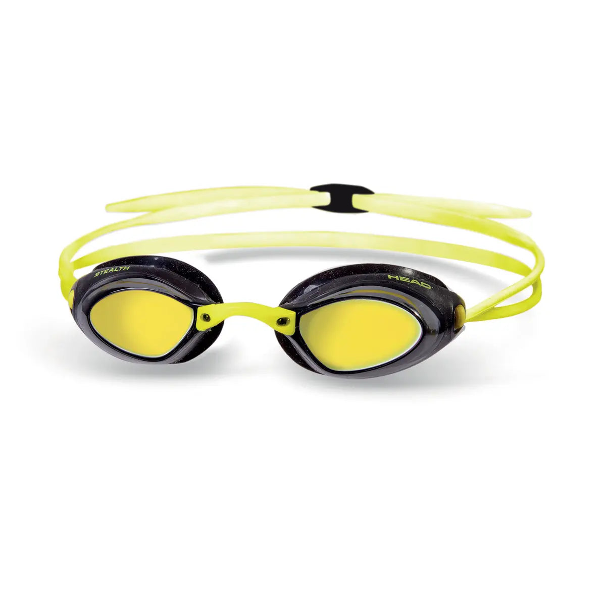 HEAD Stealth LSR Mirrored racing goggles with black frame and red mirrored lenses