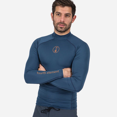 Fourth Element Men's Long Sleeve Hydroskin Insignia Blue front