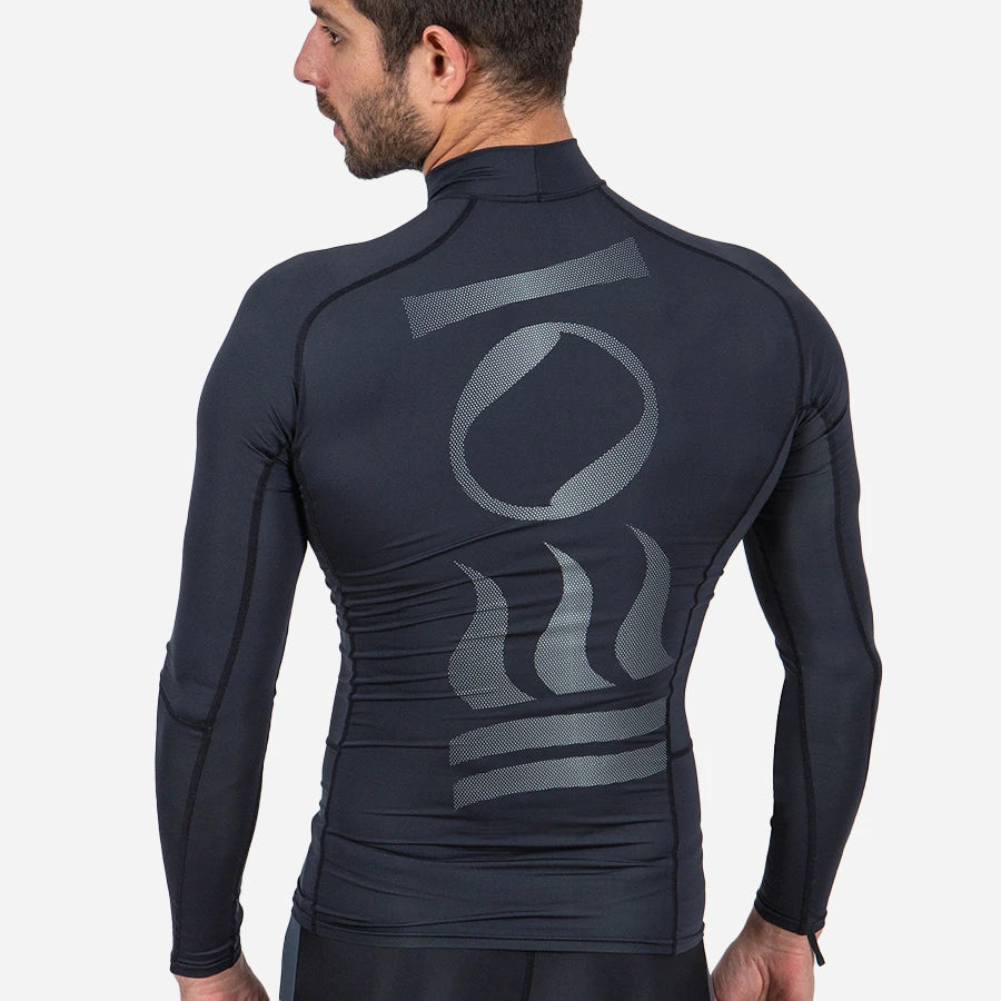 Fourth Element Men's Long Sleeve Hydroskin Black back