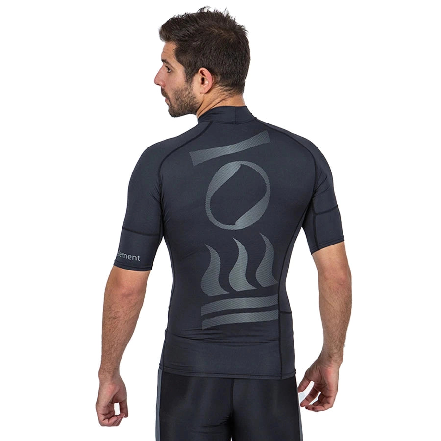 Fourth Element Men's Short Sleeve Hydroskin Black front