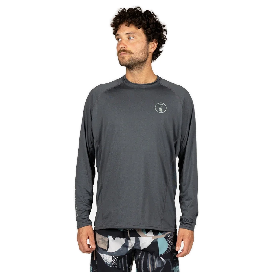 Fourth Element OceanPositive Men's L/S Hydro-T Graphite back