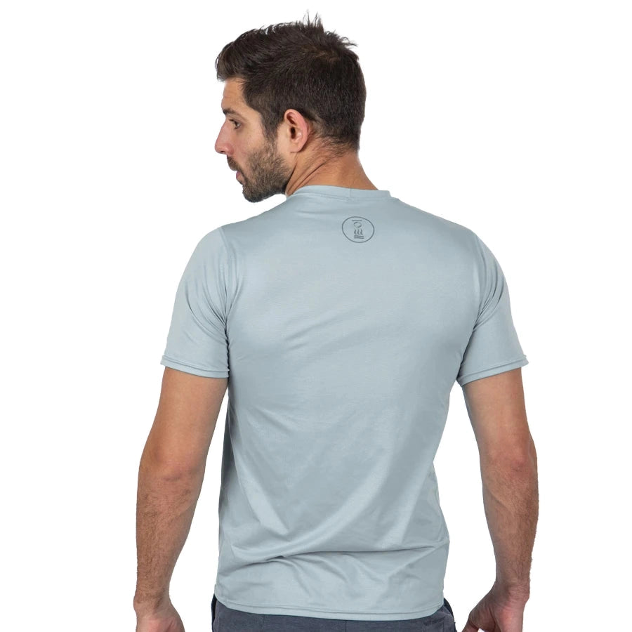 Fourth Element OceanPositive Men's S/S Hydro-T Ice Blue back
