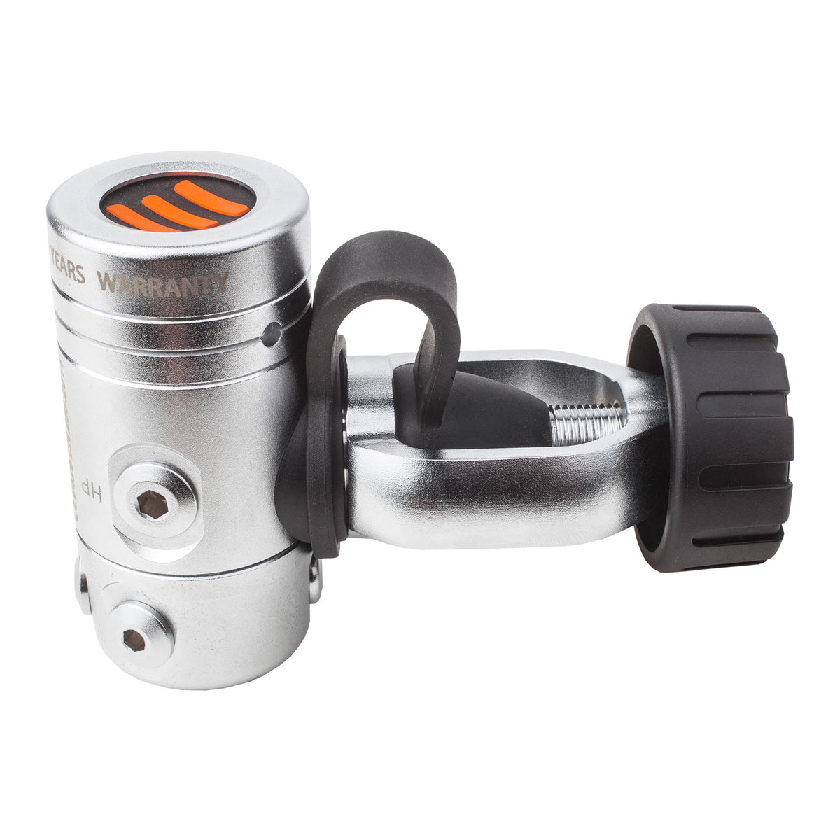 Tecline R2 TEC first stage, DIN version, chrome-plated marine bronze
