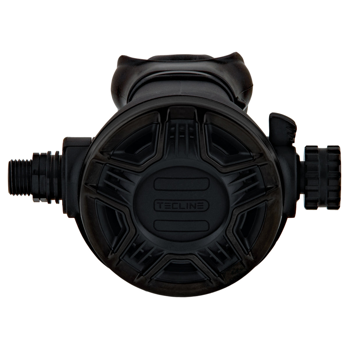 Tecline TEC2 reversible Military Line second stage in black, front view
