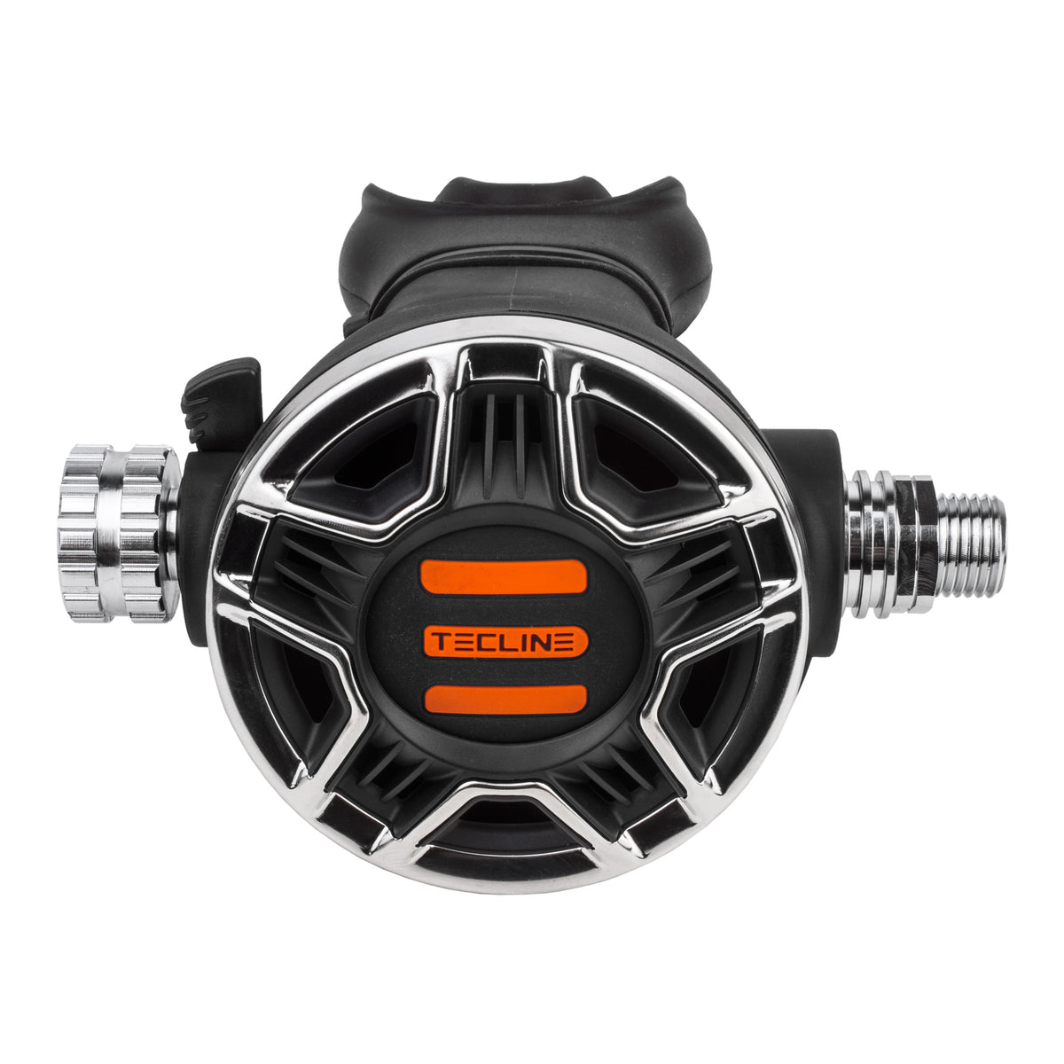 Tecline TEC2 reversible second stage in black, front view