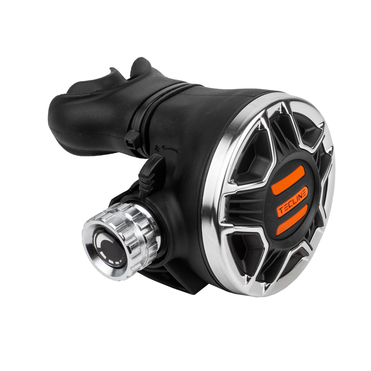 Tecline TEC2 reversible second stage in black, front view