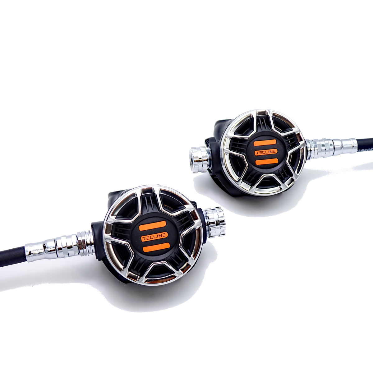 Tecline TEC2 reversible second stage in black, front view