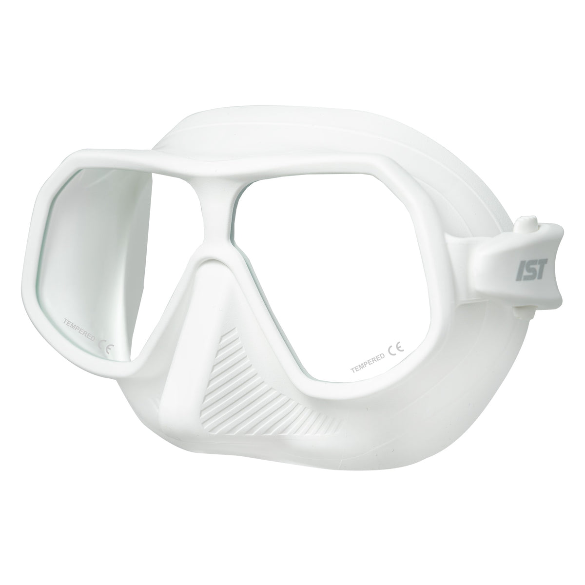 IST Sonic low volume frameless twin lens mask in black silicone