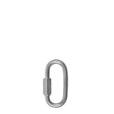 Tecline 60 mm stainless steel oval quick link with locking nut
