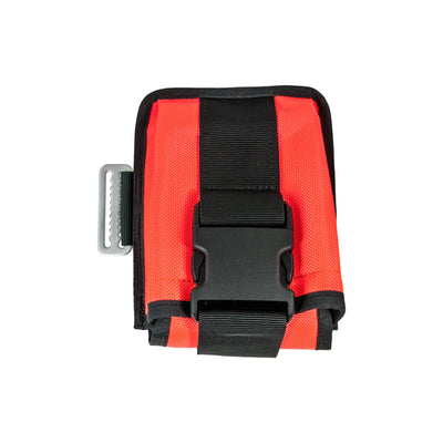Tecline soft double weight pocket, right side, orange