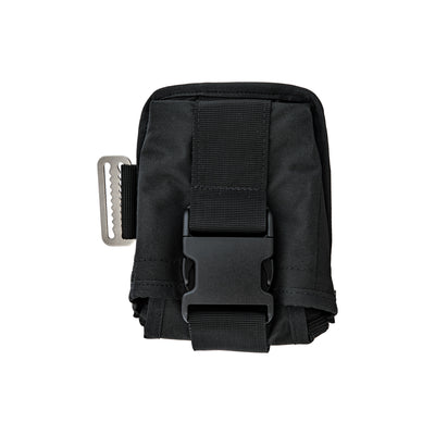 Tecline soft double weight pocket, right side, black