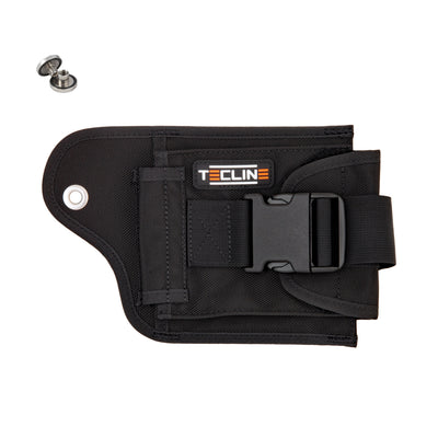Tecline right weight pocket with buckle, fixing screw beside it