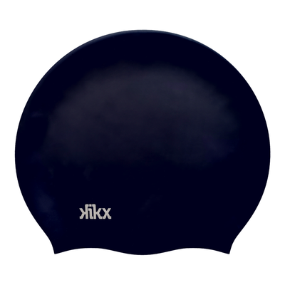 Kikx Big Hair silicone swim cap in black large