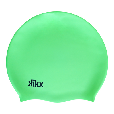 Kikx Big Hair silicone swim cap in mint medium