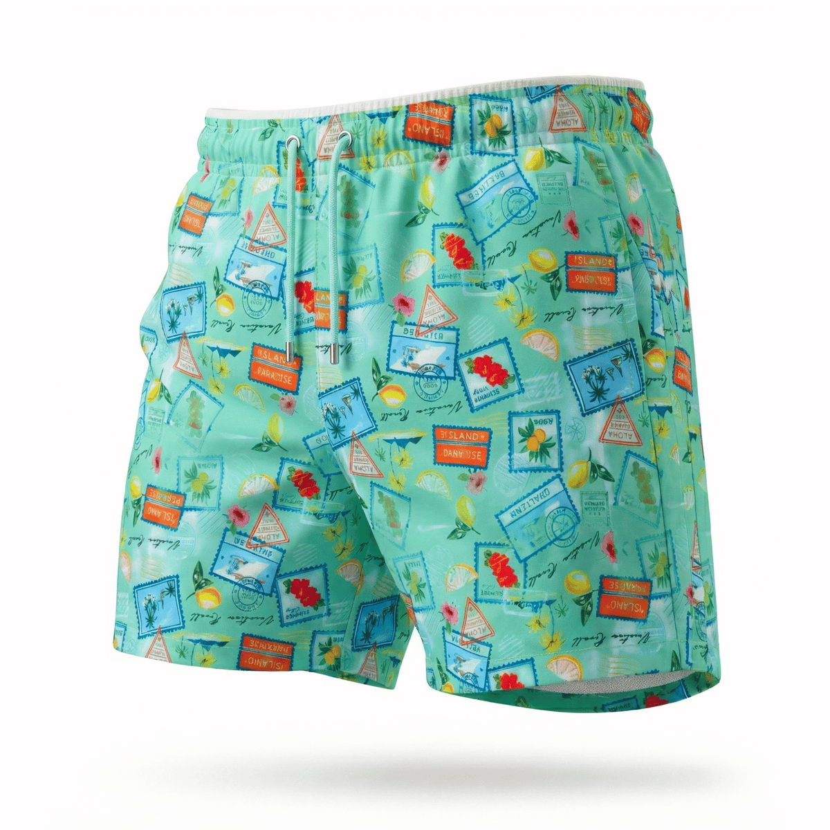 Kikx board shorts in aegean infinity