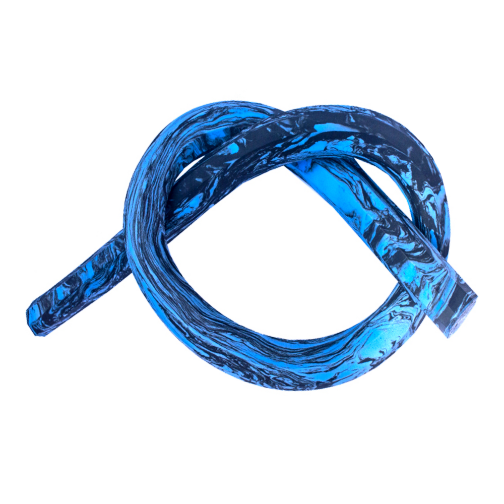 Kikx mottled foam pool noodle, mini 101cm black / blue
