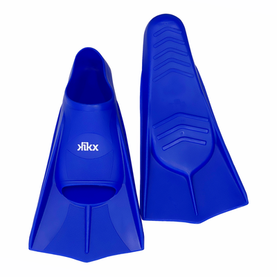 Kikx short silicone training fin, blue uk 12.5-1