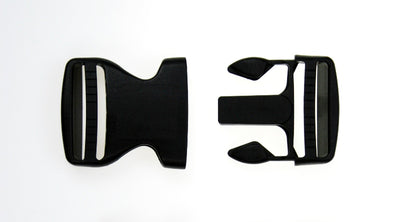 Scubatech black 50 mm quick release buckle, both halves
