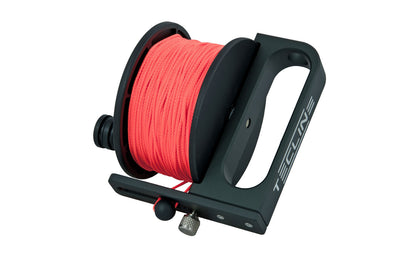 Tecline Explorer reel, 130 m version with orange line