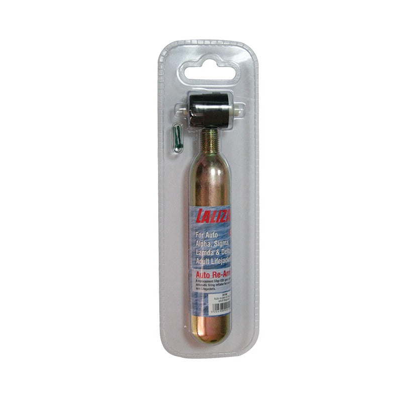 Lalizas auto re-arm kit for JS1 adult lifejackets with 33 g CO2 cylinder
