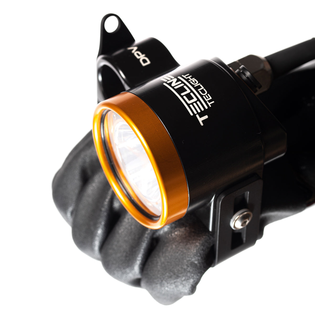 Tecline Teclight Standard head and 75 Wh battery canister with straight cable connection