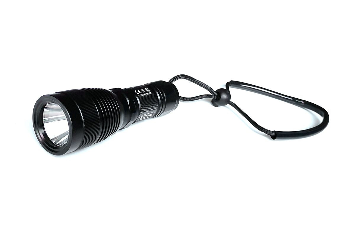 Tecline US-13 LED dive light with wrist lanyard
