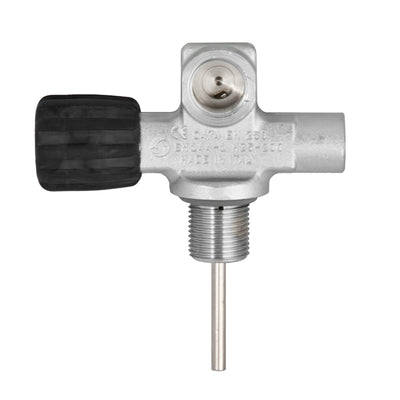 Right valve of the Tecline 232 bar complete manifold, showing the side port for the isolator