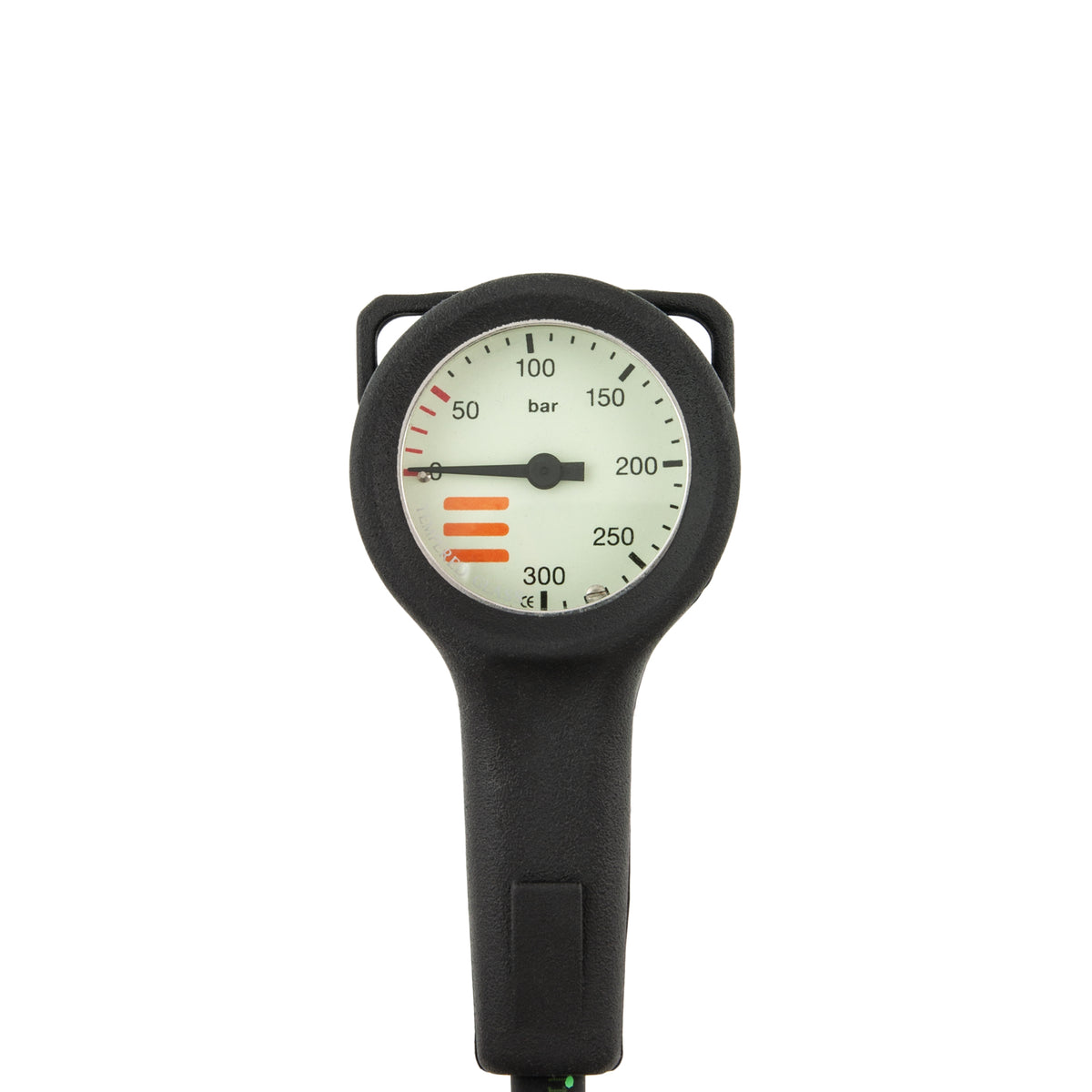 Tecline Slim SPG, 300 bar, in black rubber case on HP hose