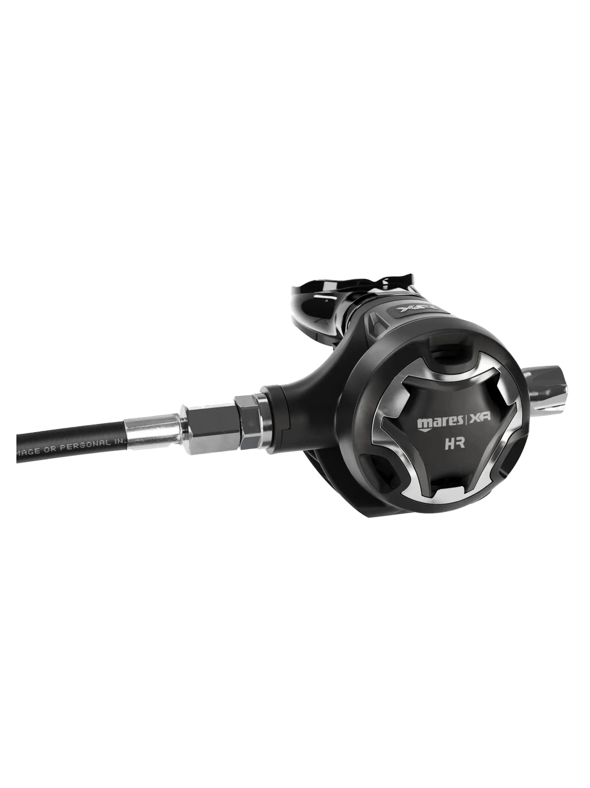 Mares 26XR HR regulator in black, HR second stage and 26XR first stage together