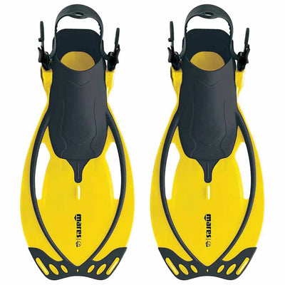 Mares Allegra fins pair in yellow, top view