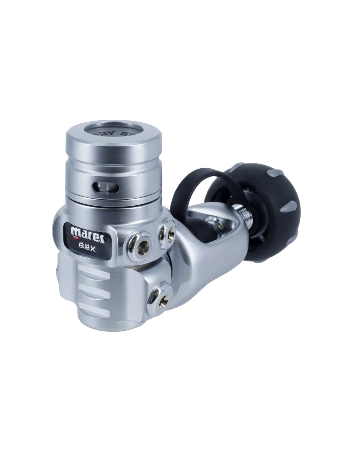 Mares 62X first stage with the second stage hose fitted