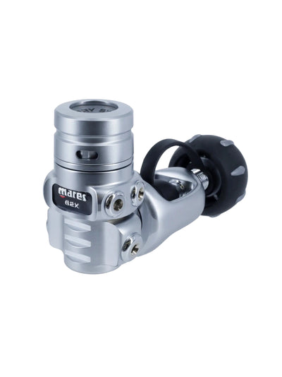 Mares 62X first stage with the second stage hose fitted