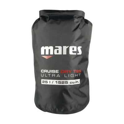Mares Cruise Dry T25 Ultralight 25 litre dry bag in black