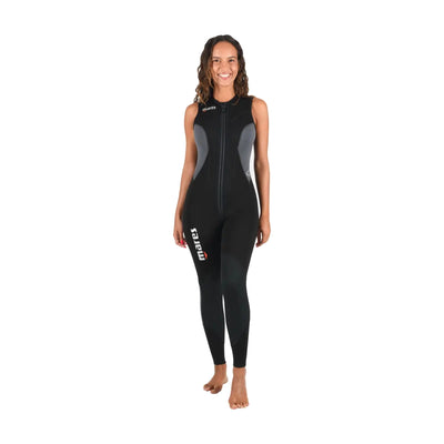 Mares Dual 5mm She Dives long john, front view without the jacket